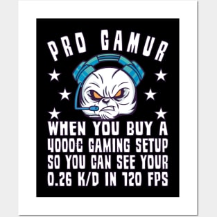 Gamer Gaming Progamer Setup Game Gambling FPS Posters and Art